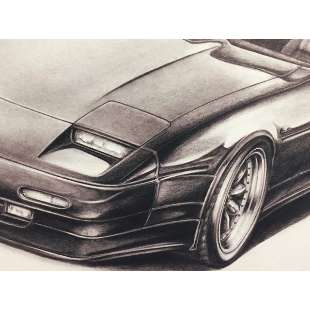 日産 NISSAN フェアレディ 31Z 後期【鉛筆画】名車 旧車 日産 NISSAN フェアレディ 31Z 後期【鉛筆画】名車 旧車