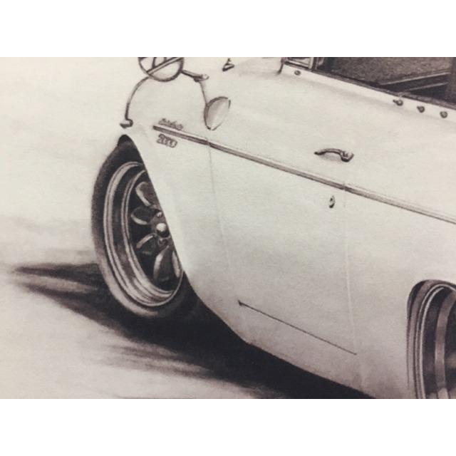日産 NISSAN フェアレディ SR311【鉛筆画】名車 旧車 イラスト A4