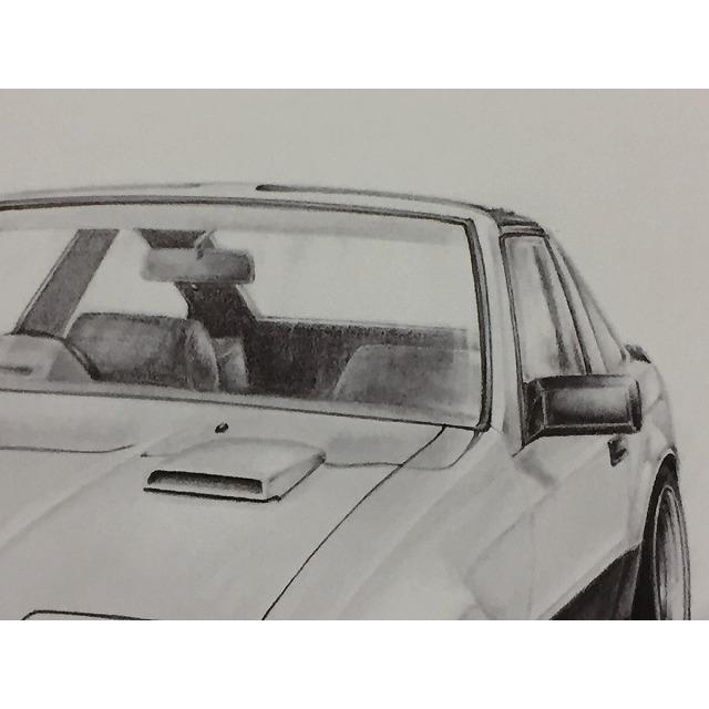 鉛筆画（額装品）「サングラスの向こう側」作品Ｎｏ．92 鉛筆画（額装品）「サングラスの向こう側」作品No．92 鉛筆画