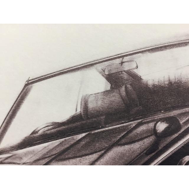 日産 NISSAN スカイライン ジャパンターボ 【鉛筆画】名車 旧車