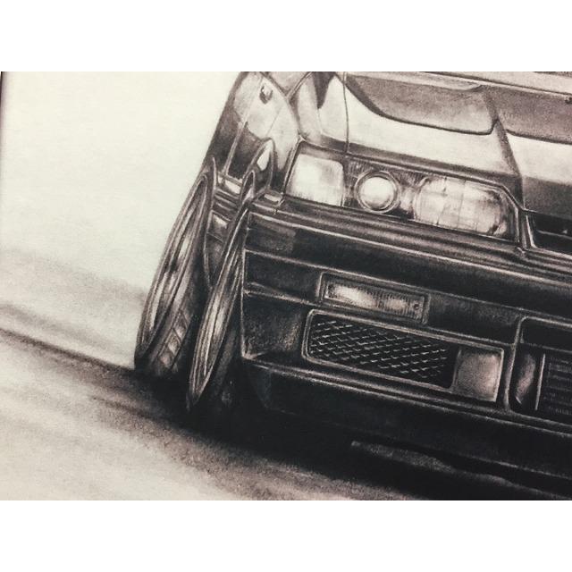 日産 NISSAN スカイライン R31 GTS-R 【鉛筆画】名車 旧車