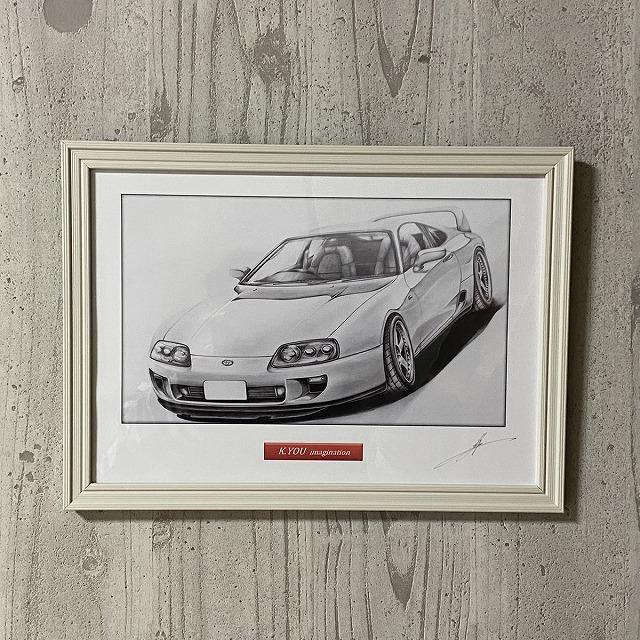 2名さま　A4サイズ【似顔絵オーダー】車 2名さま A4サイズ【似顔絵オーダー】車 光いっぱいのにがおえ＊ 【A4