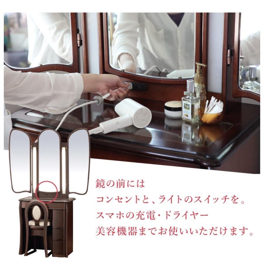 MIRROR MUSEUM（ミラーミュージアム） ドレッサー キュアベル 三面鏡