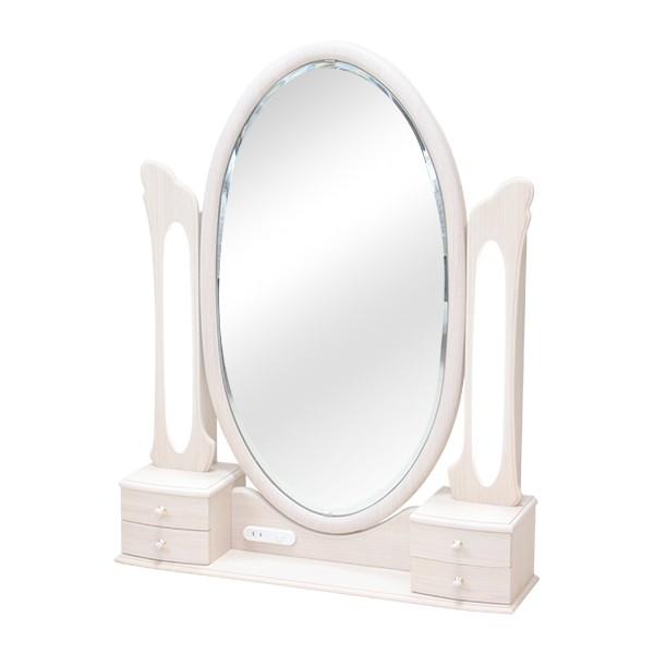 女優ミラー 卓上 ドレッサー アンティーク アニーベル : ミラー