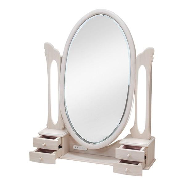 女優ミラー 卓上 ドレッサー アンティーク アニーベル : ミラー