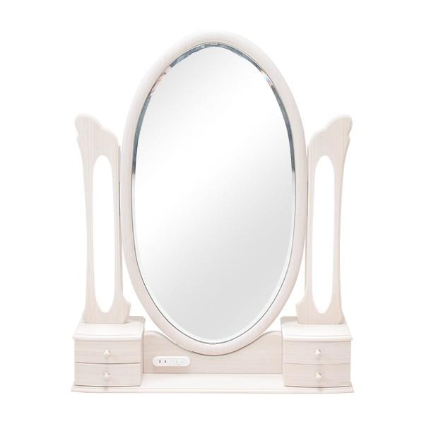 女優ミラー 卓上 ドレッサー アンティーク アニーベル : ミラー