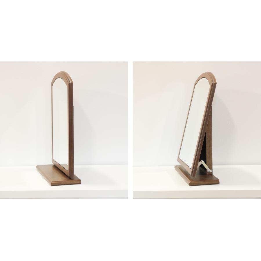 木製アーチ型ミラー付きドレッサー 未使用 中古 木製アーチ型ミラー