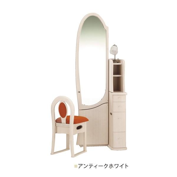 ドレッサー 国産 アンティーク 全身 鏡 姿見 シャロン : ミラー