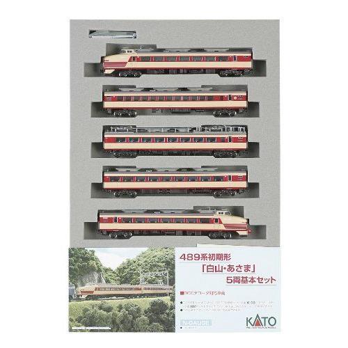 KATO セール開催中最短即日発送 Nゲージ 489系 白山 あさま 5両セット 2022新発 鉄道模型 基本 電車 10-239