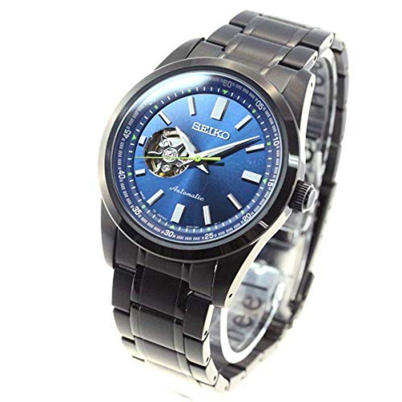 納得できる割引 セイコーウォッチ 自動巻き腕時計 セイコー セレクション SCVE055 メンズ ブラック 腕時計
