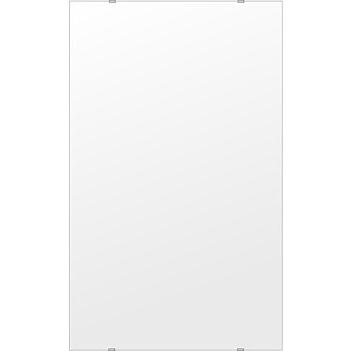 洗面鏡 化粧鏡 トイレ鏡 浴室鏡 クリスタルミラーシリーズ（四角形）：スーパークリアーミラー （超透明鏡） シンプルタイプ 壁掛け鏡