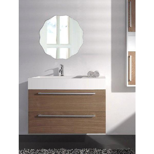 洗面鏡 化粧鏡 トイレ鏡 浴室鏡 クリスタルミラーシリーズ（サークル ウエーブ）：クリアーミラー（通常の鏡） シンプルタイプ  壁掛け鏡｜mirrorshop