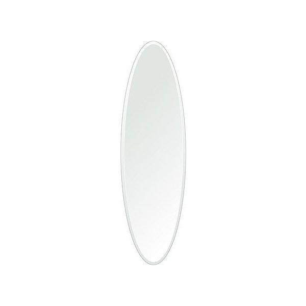 洗面鏡 化粧鏡 トイレ鏡 浴室鏡 クリスタルミラーシリーズ（オーバル）：クリアーミラー（通常の鏡） デラックスカットタイプ  壁掛け鏡