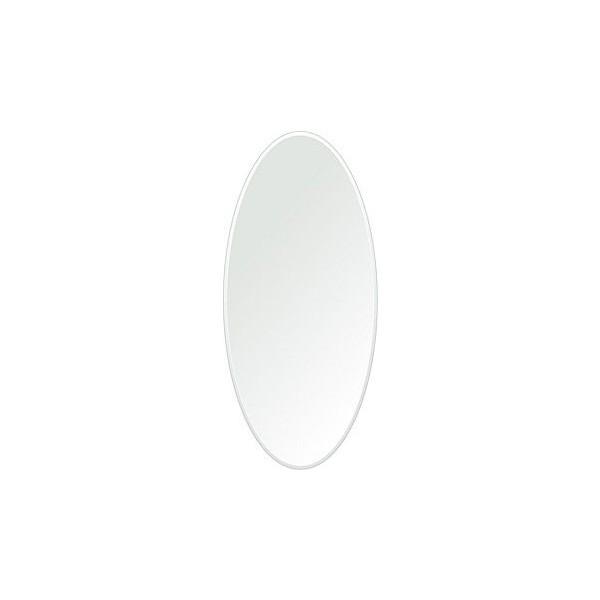 洗面鏡　化粧鏡　トイレ鏡　クリスタルカットタイプ　クリスタルミラーシリーズ（オーバル）：クリアーミラー（通常の鏡）　浴室鏡　壁掛け鏡