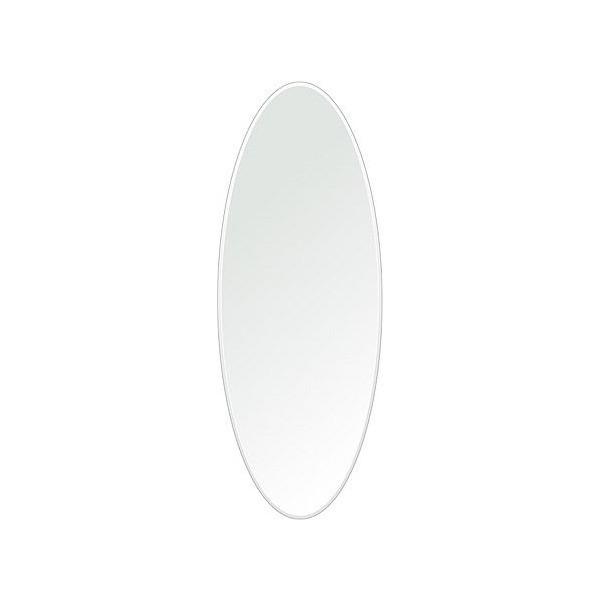 洗面鏡　化粧鏡　トイレ鏡　クリスタルカットタイプ　クリスタルミラーシリーズ（オーバル）：クリアーミラー（通常の鏡）　浴室鏡　壁掛け鏡