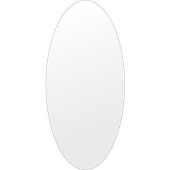 洗面鏡 化粧鏡 トイレ鏡 浴室鏡 クリスタルミラーシリーズ（オーバル）：スーパークリアーミラー （超透明鏡） シンプルタイプ
