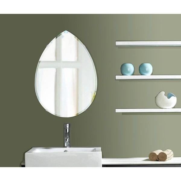 洗面鏡 化粧鏡 トイレ鏡 浴室鏡 クリスタルミラーシリーズ（ペア）：スーパークリアーミラー （超透明鏡） クリスタルカットタイプ