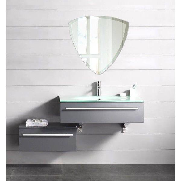 洗面鏡 化粧鏡 トイレ鏡 浴室鏡 クリスタルミラーシリーズ（トリリアント）：スーパークリアーミラー （超透明鏡） デラックスカットタイプ