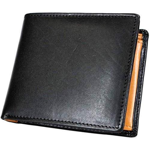 ポイント10倍 ブラック 2つ折り財布 メンズ 2つ折り 短財布 財布 栃木レザー 姫路レザー 本革 レザー二つ折り 薄型 大容量 ファスナーなし レディー 楽天市場 Dev Bioalternativa Pt