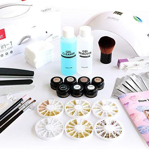 最新人気 ジェルネイル スターターキット 日本製 カラージェル6色 Ledライト48w ネイルアート 初心者におすすめ Nouv Pro ノーヴプロ 最も優遇 Www Thedailyspud Com