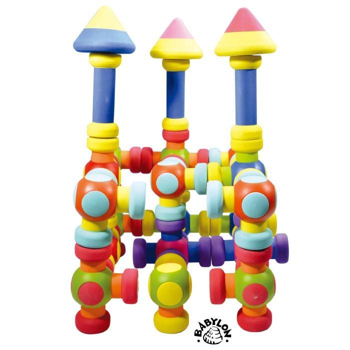 エド・インター 磁石でピタッと！やわらかつみき 知育玩具 教育玩具 ブロック 積み木 幼稚園 保育園向け 大容量 :ei-817780