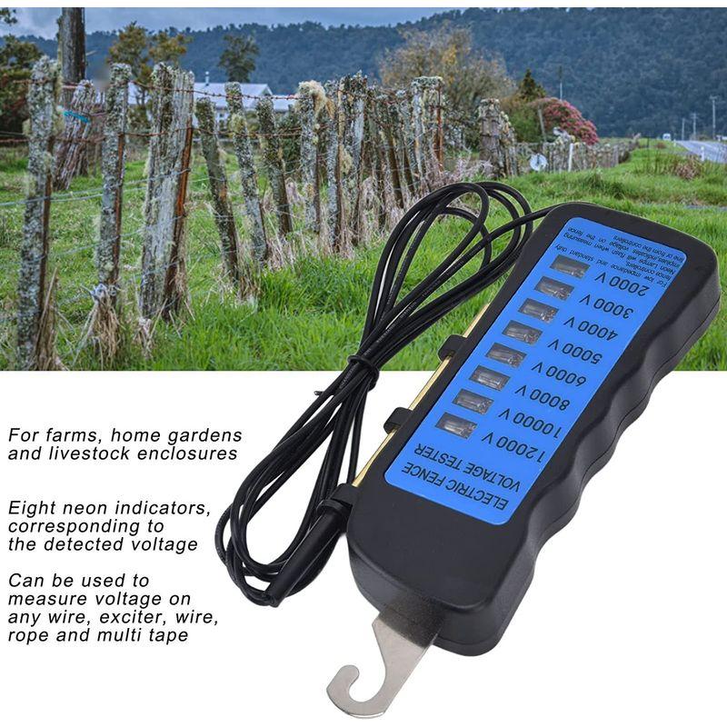 電気柵テスター 電圧測定器 電圧チェック 検電器 農業フェンス用 2000-12000V 通販