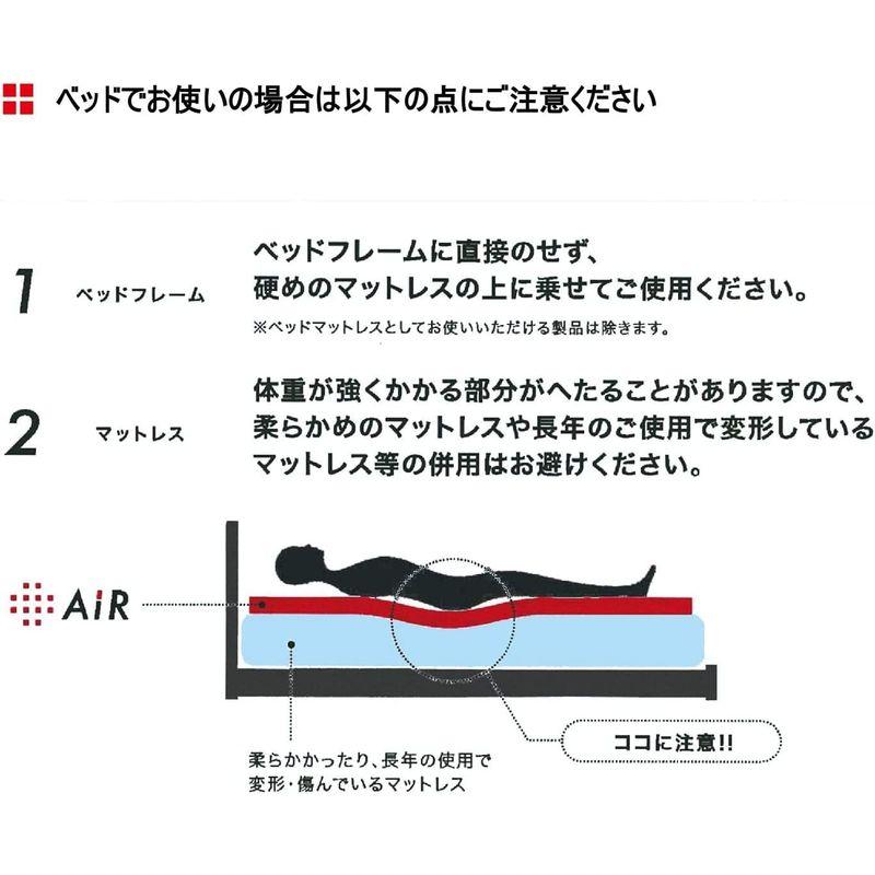 西川 (Nishikawa) エアー 01 マットレス シングル 高反発 眠りを深くする 特殊立体波形凹凸構造 自然な寝姿勢をキープ 通気性