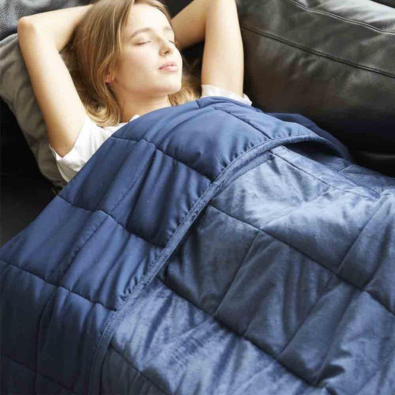 MERRYLIFE ブランケット ウェイトブランケット weighted blanket 加重ブランケット 重い毛布 加重毛布 重力布団 掛