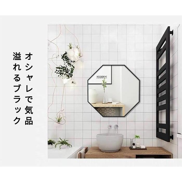 ミルオ君の鏡工房 八角形 鏡 玄関 壁掛鏡 壁掛ミラー 八角鏡化粧 ミルオ君の鏡工房 八角形 鏡 玄関 壁掛鏡 壁掛ミラー 八角鏡化粧
