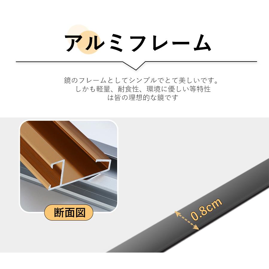 ミルオ君の鏡工房 全身鏡 姿見 大型 ミラー 鏡 180*60cm