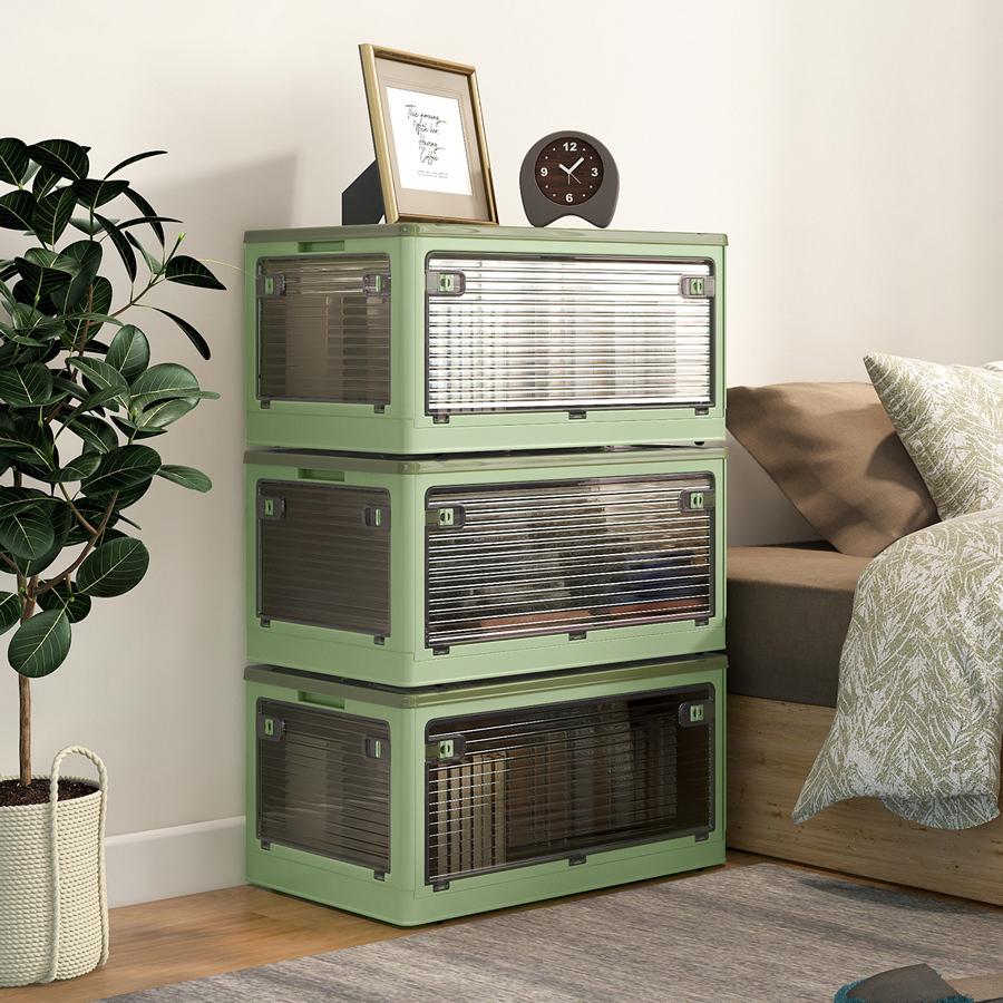 ミルオ君の鏡工房 収納ボックス 5個セット Mサイズ フタ付き