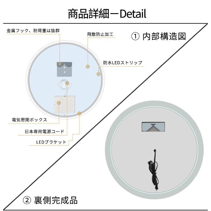 ミルオ君の鏡工房 ミルオ君の LED 丸 ミラー 丸型80cm ライト ミルオ君の鏡工房 ミルオ君の LED 丸 ミラー 丸型80cm ライト