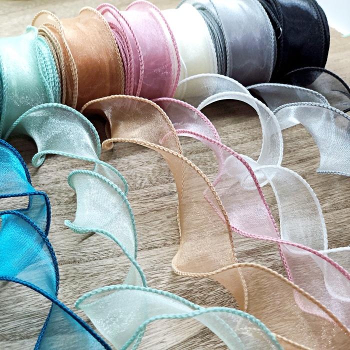 業務用 オーガンジー リボン 手芸 ワイヤー 入り 9ｍ 幅 mm 30mm テグス入り クスミカラー 全10色 ハーバリウム ラッピング 梱包 装飾 花 コサージュ Og25ribon1 Craftラボ美ryoku 通販 Yahoo ショッピング