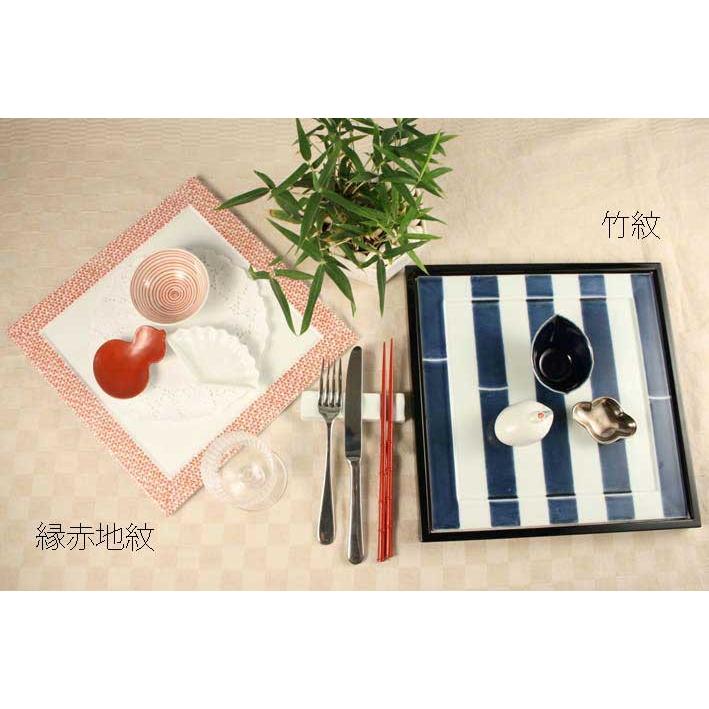 有田焼スクエア・ディナープレート唐草丸紋 : せともの屋みさ伝 - 通販