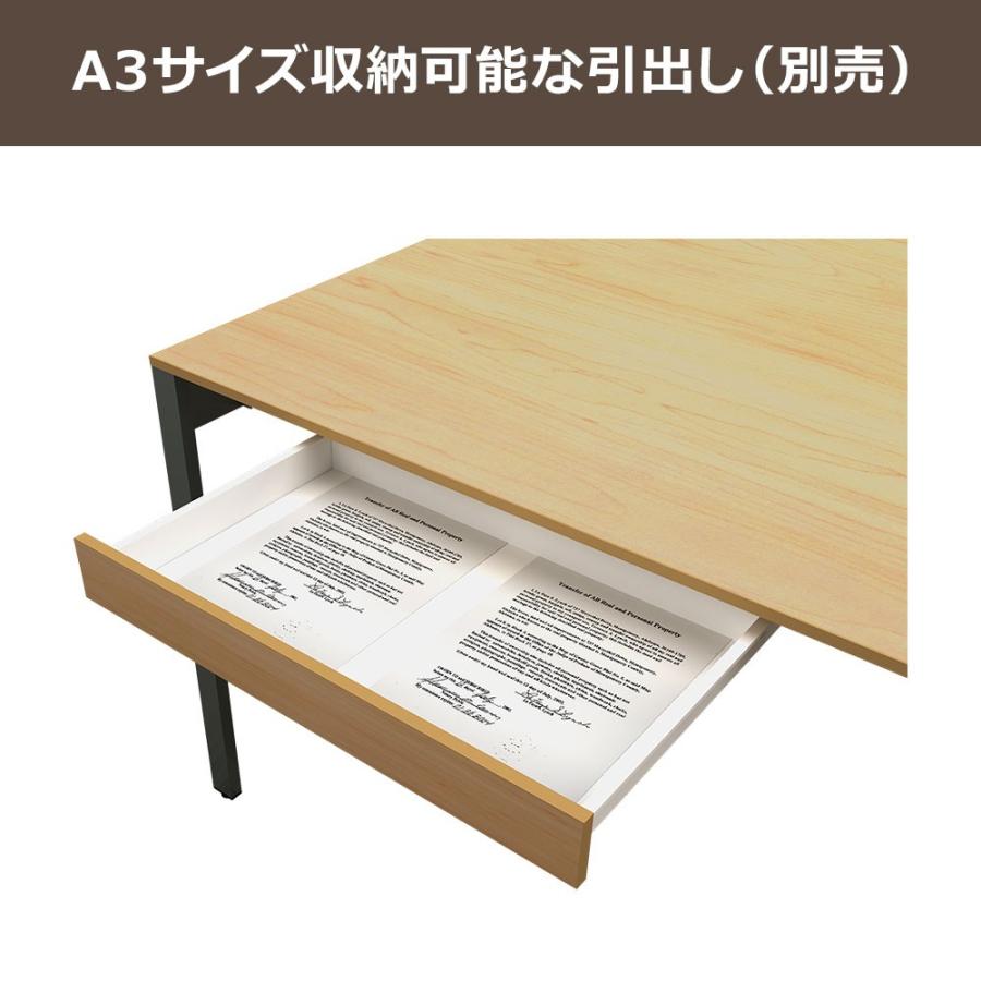 家具のAKIRA フリーアドレスデスク 1人〜2人 ワークテーブル 会議用テーブル キャスター付 幅120cm 奥行120cm 高さ72cm ホワイト FAS12-1212C-WH | 家具のAKIRA | 05