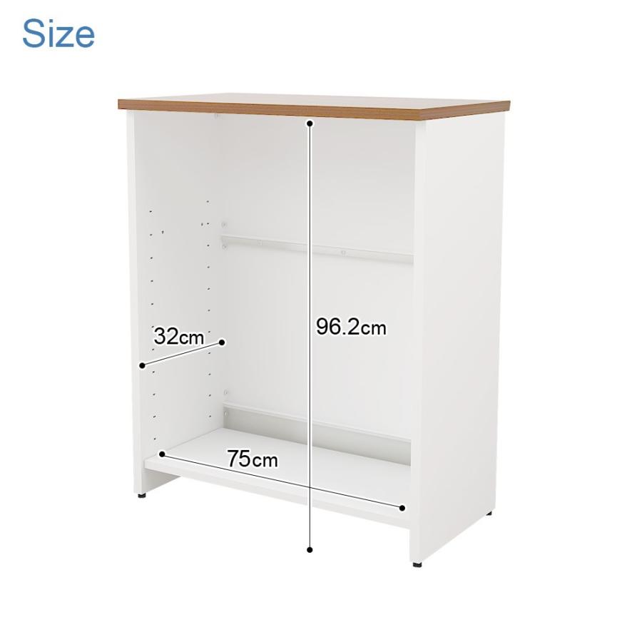 受付カウンター ハイカウンター スチール 幅80cm 奥行45cm 高さ100cm スチールカウンター ブラウン 受付 接客 オフィス HCS-0845-DBの画像