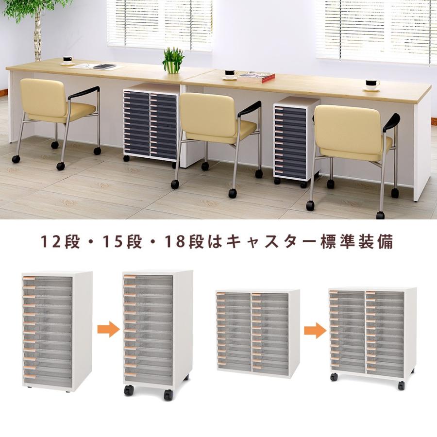 家具のAKIRA レターケース A4 18段 1列 浅型 スチール 引き出し 家具のAKIRA レターケース A4 18段 1列 浅型 スチール 引き出し