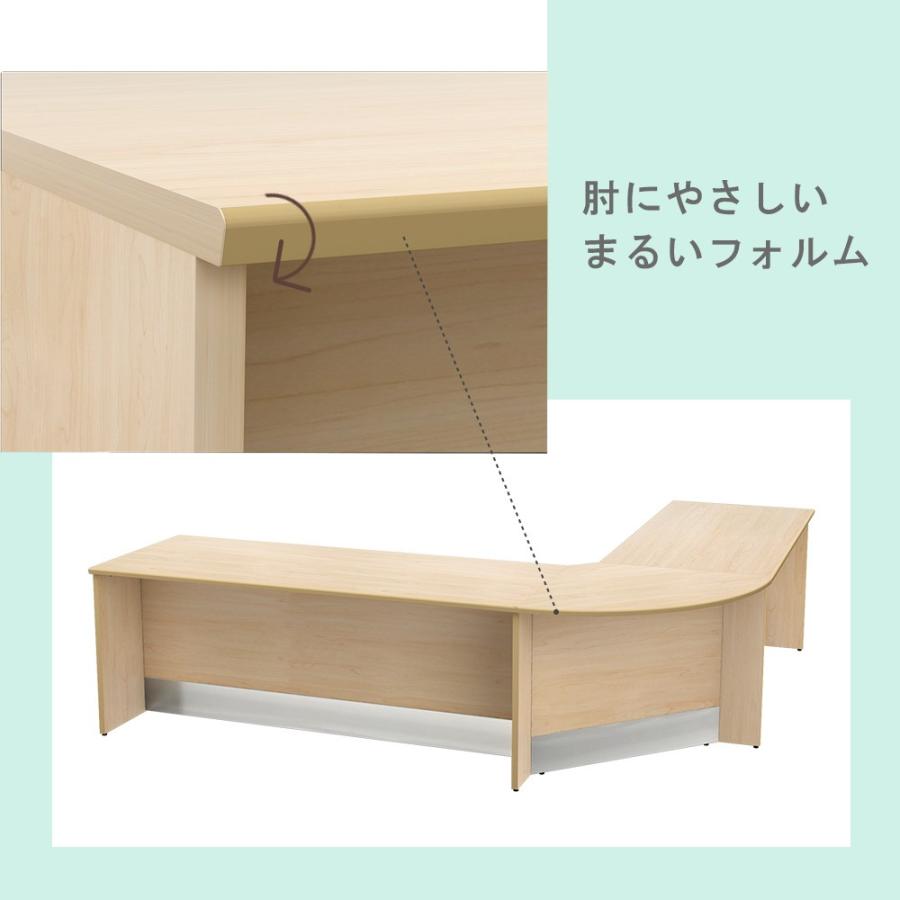 ローカウンター オフィス 受付 幅80cm スチール 受付カウンター おしゃれ ホワイト Lcs 0870 Wh 家具のakira 通販 Yahoo ショッピング