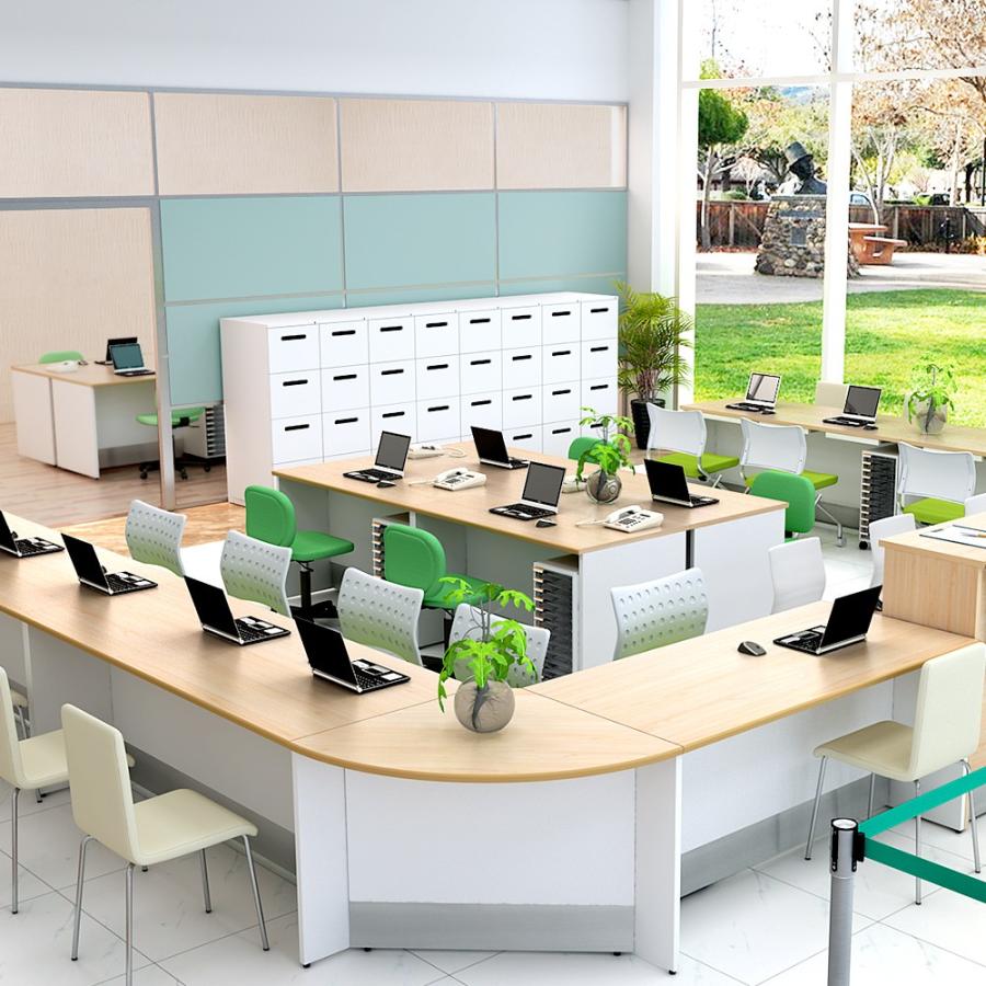 ローカウンター コーナーカウンター オフィス スチール 受付カウンター おしゃれ ナチュラル Lcs C700 Na 家具のakira 通販 Yahoo ショッピング