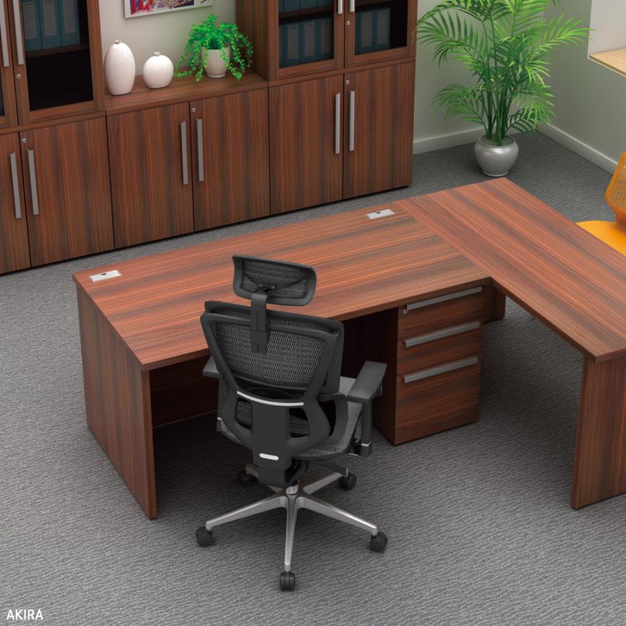 デスク チェア セット ブラウン×ブラック 幅80×奥行40cm 組立品 デスク チェア セット ブラウン 幅80cm×奥行40cm コンセント付き