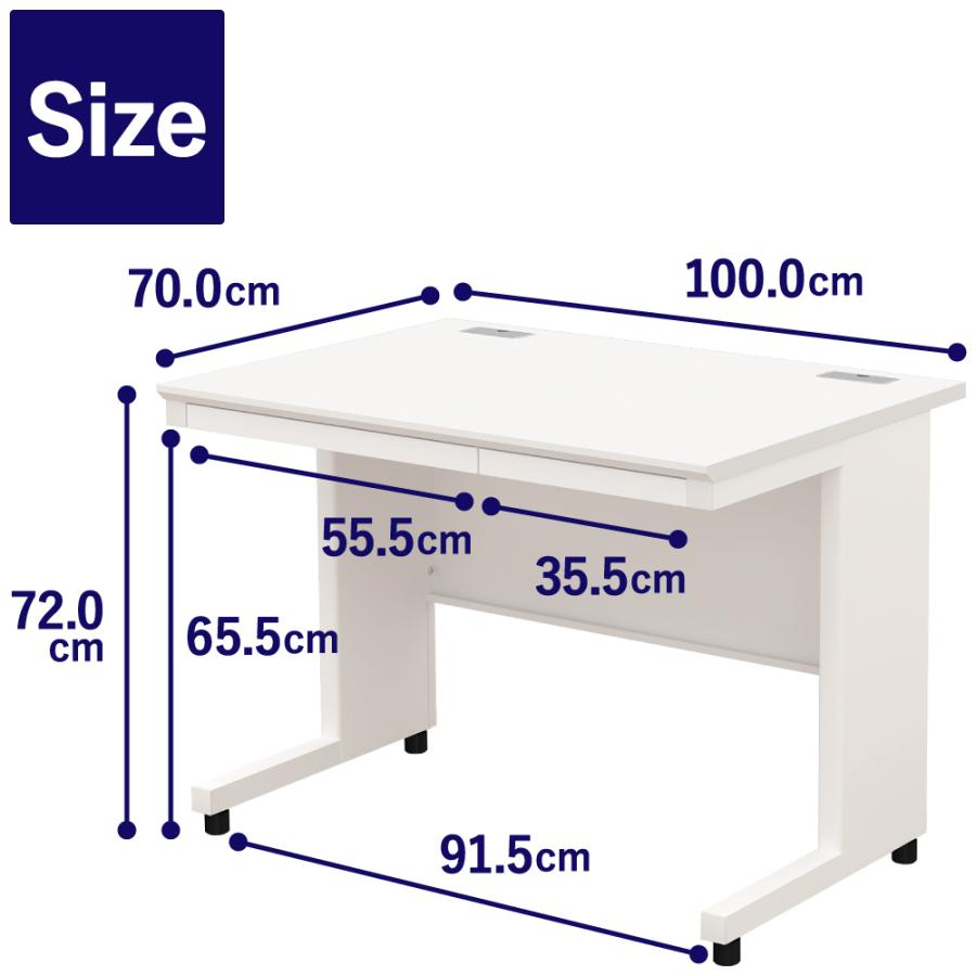 事務用机　オフィスデスク　スチール　白　キャビネット　セット 家具のAKIRA オフィスデスク 平机 スチールデスク 事務デスク