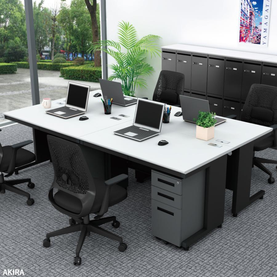 家具のAKIRA オフィスデスク 平机 スチールデスク 事務デスク