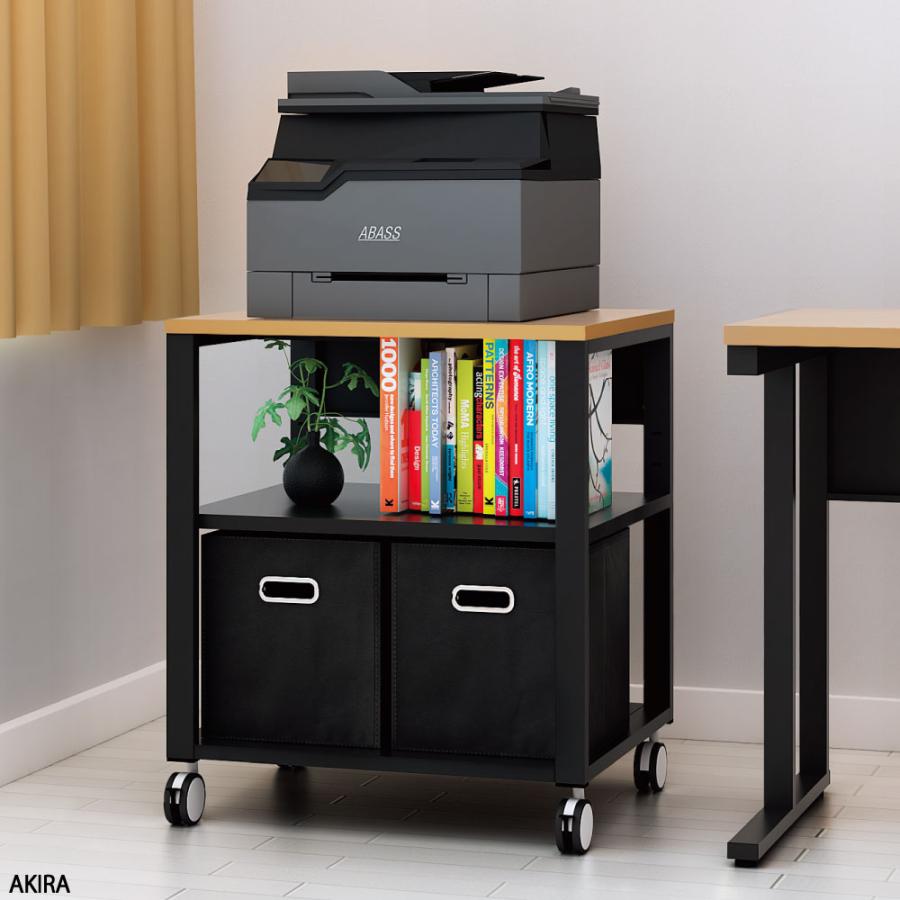 家具のAKIRA プリンターラック プリンターワゴン プリンター台