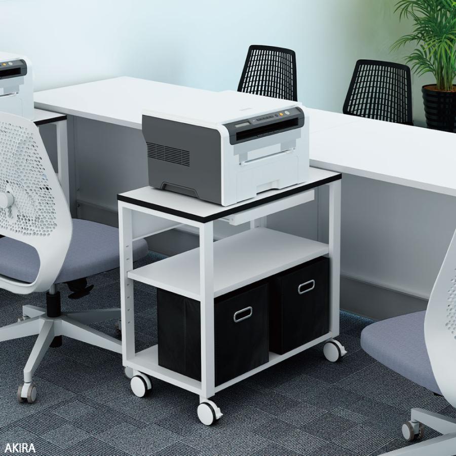 ナチュラルなデザイン キャスター パソコンラック プリンター台 家具のAKIRA プリンターラック プリンターワゴン プリンター台