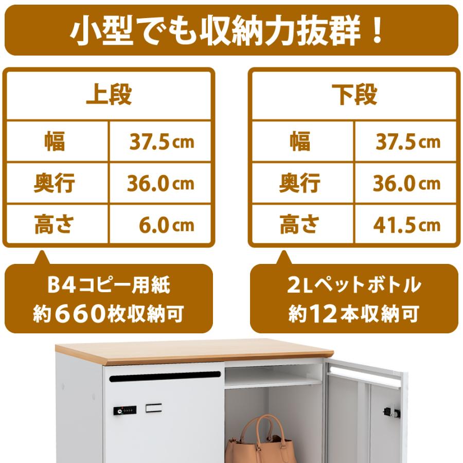 家具のAKIRA オフィスロッカー パーソナルロッカー 4人用 ダイヤル式