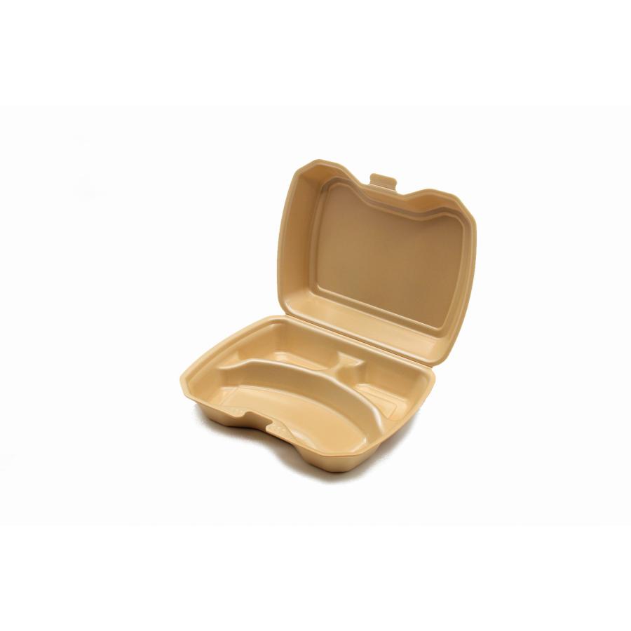 使い捨て 弁当箱 VK-613-3　キャメル | シーピー化成 | 01