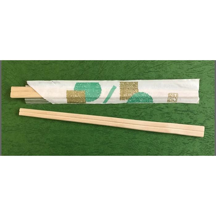 割り箸 白樺元禄 緑柄 100膳 |  | 01