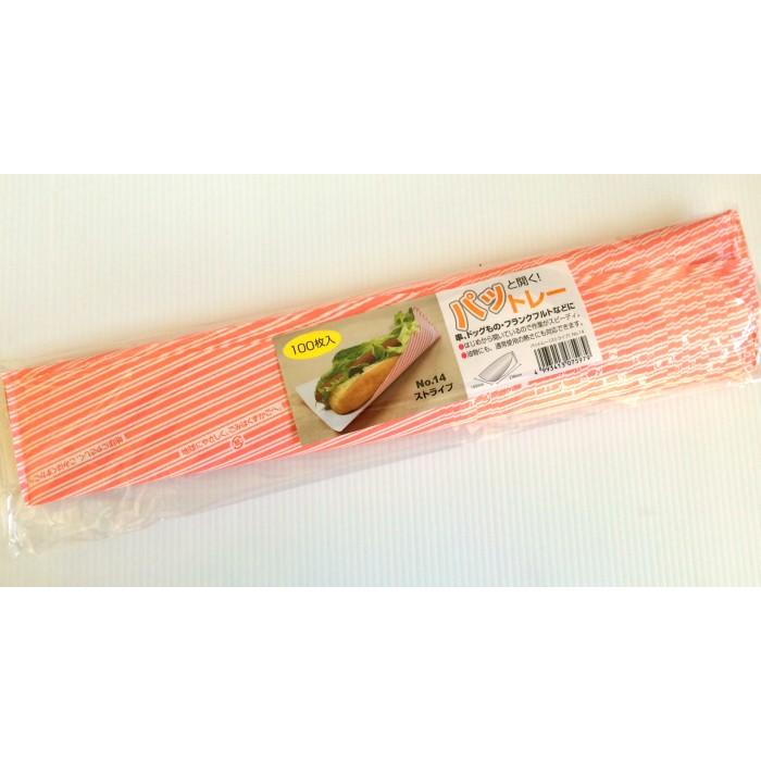 テイクアウト容器 ホットドッグ袋 紙 パットレー No.14 100枚 |  | 01