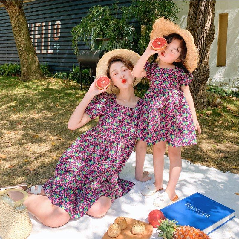 ママ 娘さん 親子お揃い ママとお揃い 娘とペアルック 親子ペア 親子 フローラル ワンピース 花柄 半袖 親子服 キッズ プレゼント 女の子 レディース 子供服 夏 C2jwh7bh7f Colegiocardenalsancha Edu Co
