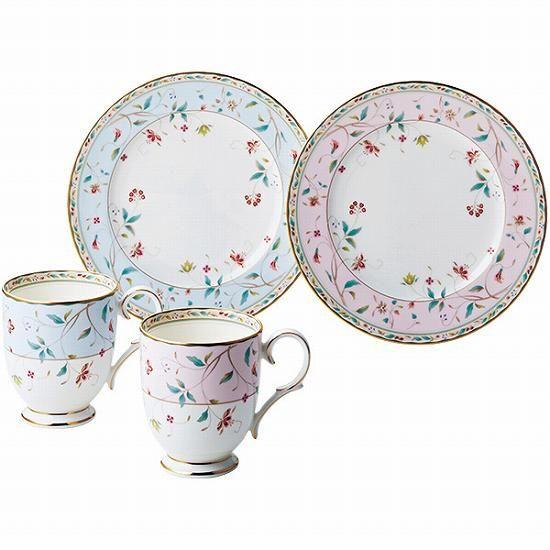 ノリタケ＜Noritake＞花更紗 HANA SARASA モーニングペアセット 
